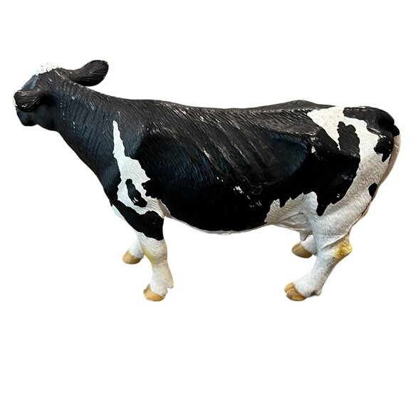 Schleich Retired Black White Holstein Farm Animal Toy - Picture 6 of 10